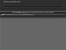 Tablet Screenshot of harley-pretoria.com
